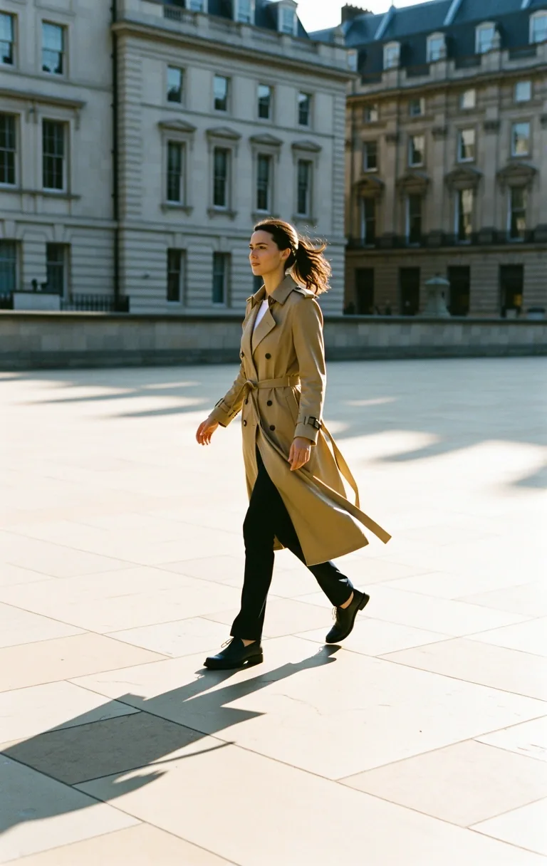 Professional rhythm and movement in a city environment